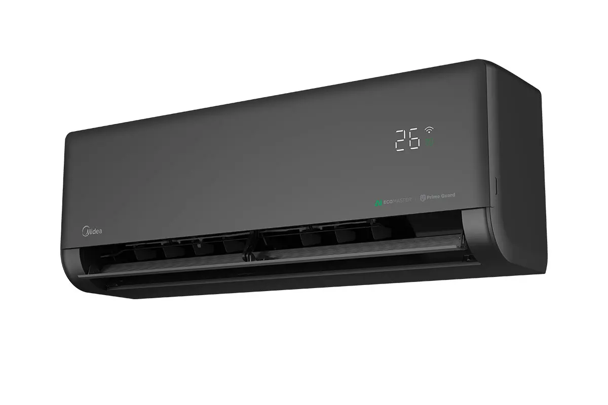 Midea Solstice Dark - otvorená lamela z pravého uhla